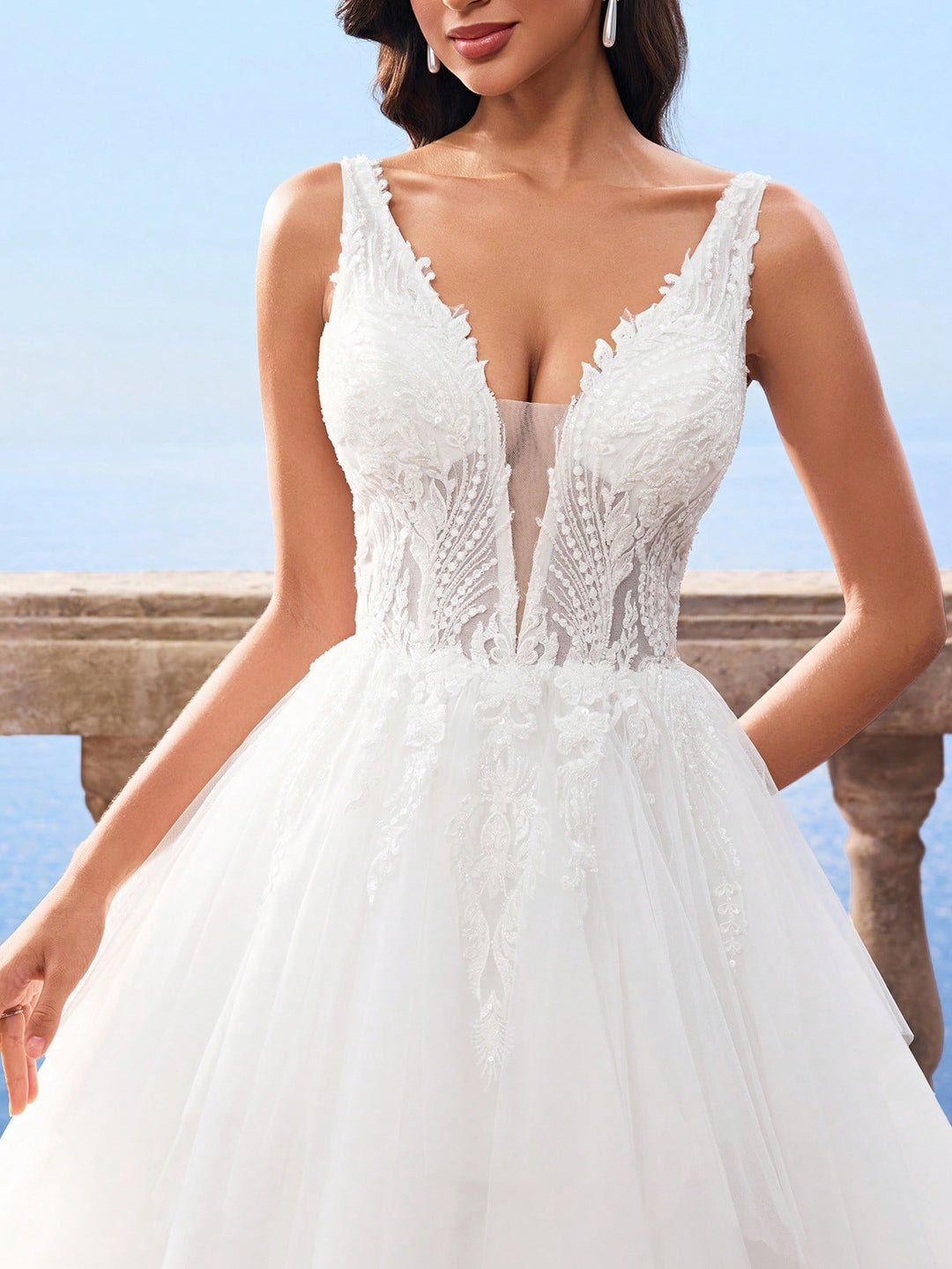 Rochie de mireasă SHEIN, alb