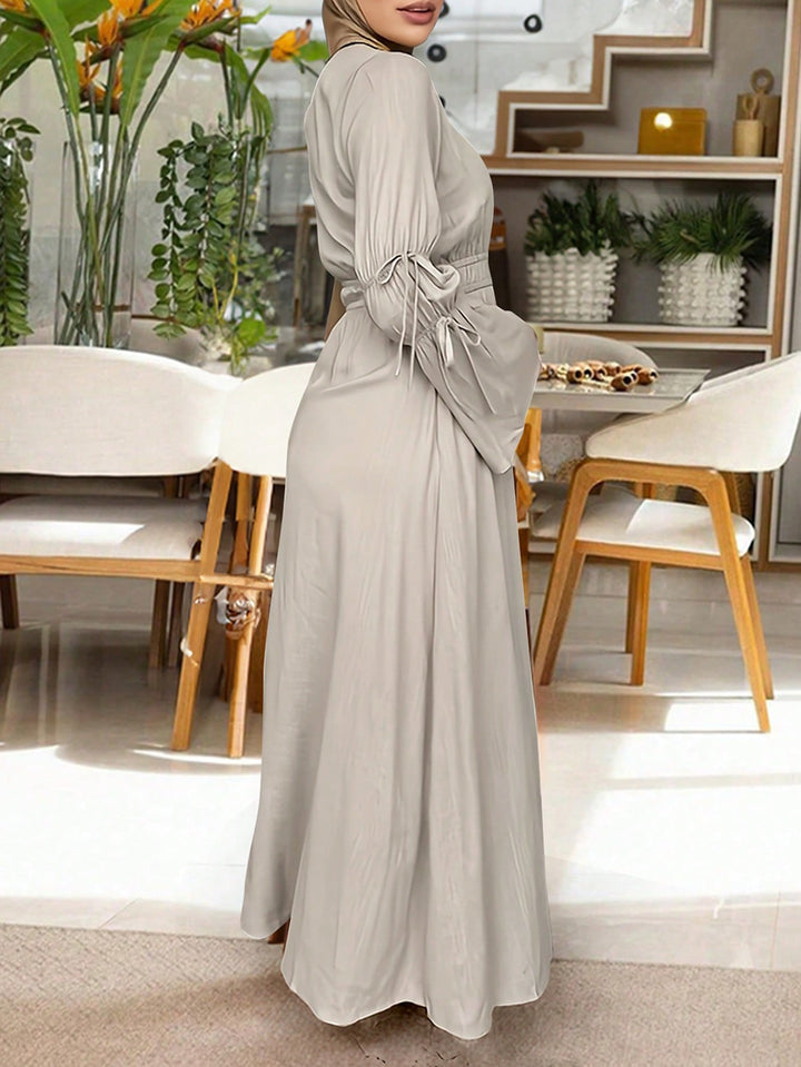 Set caftan și jalabiya SHEIN, kaki