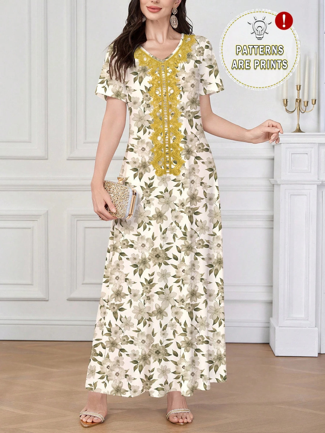 Rochie maxi SHEIN, mix culori