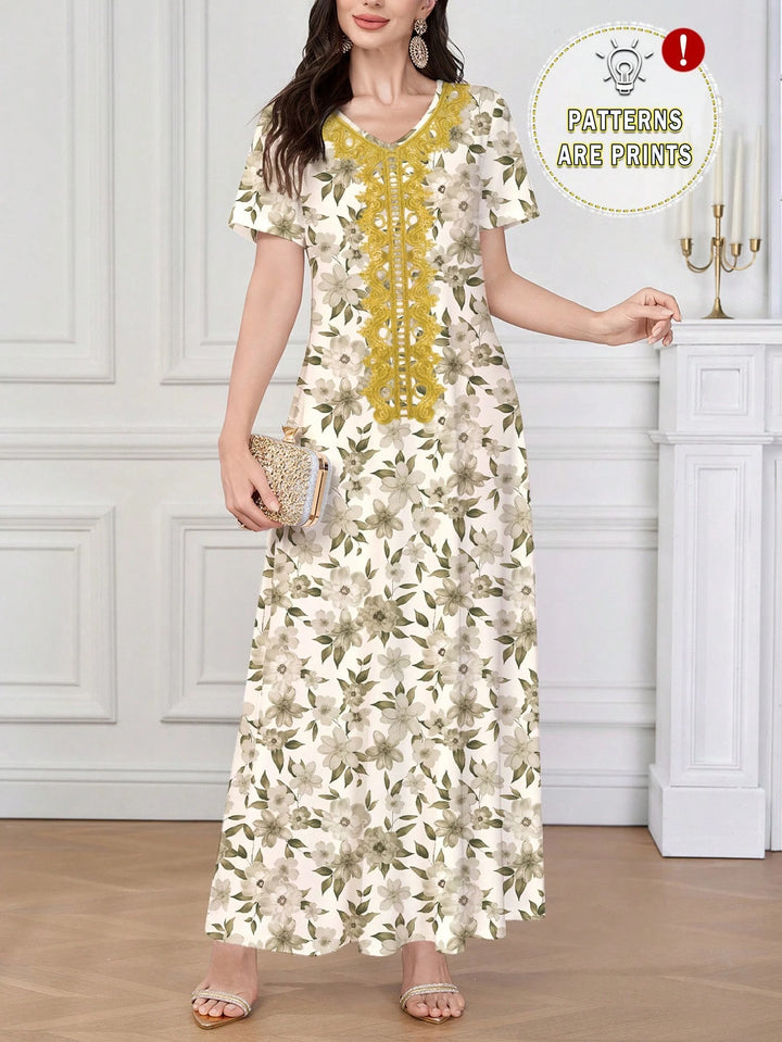 Rochie maxi SHEIN, mix culori