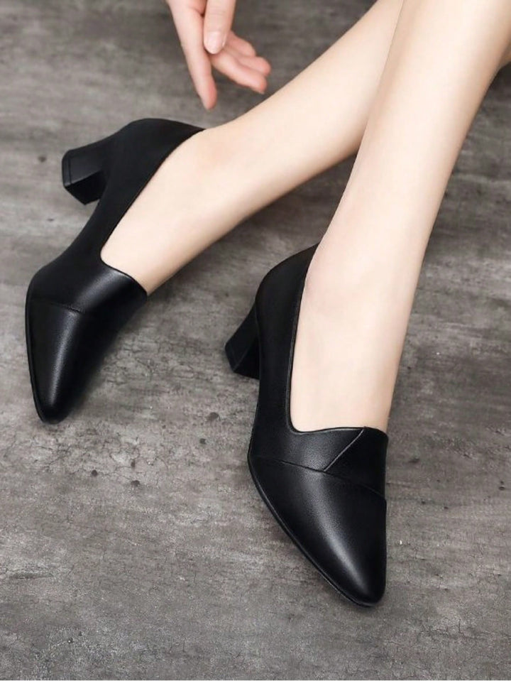 Pantofi cu toc SHEIN, negru
