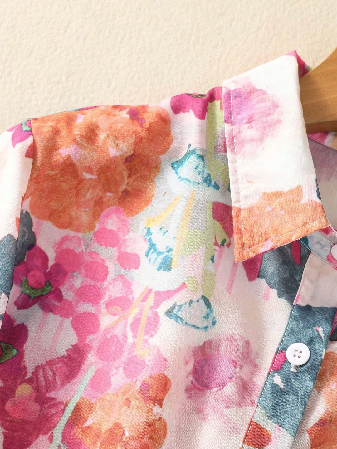Cămașă SHEIN, portocaliu