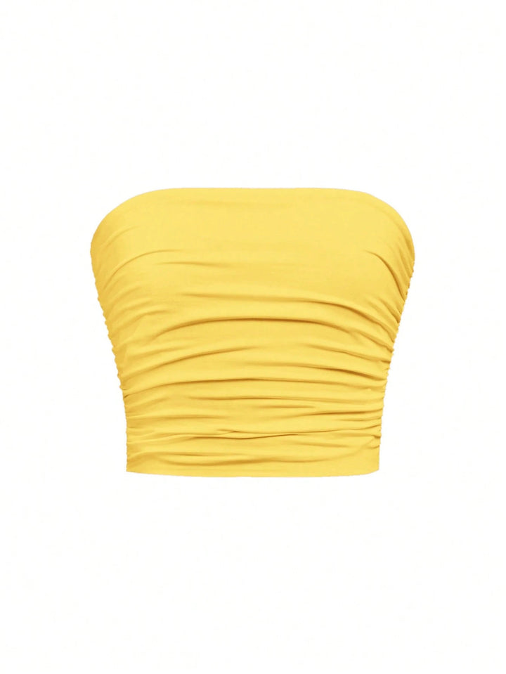 Top SHEIN, galben