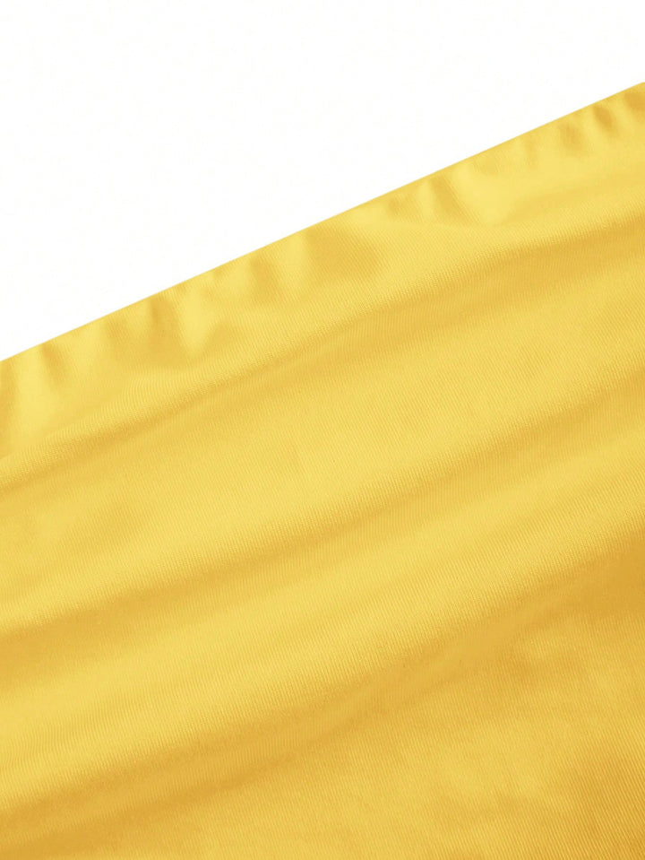 Top SHEIN, galben
