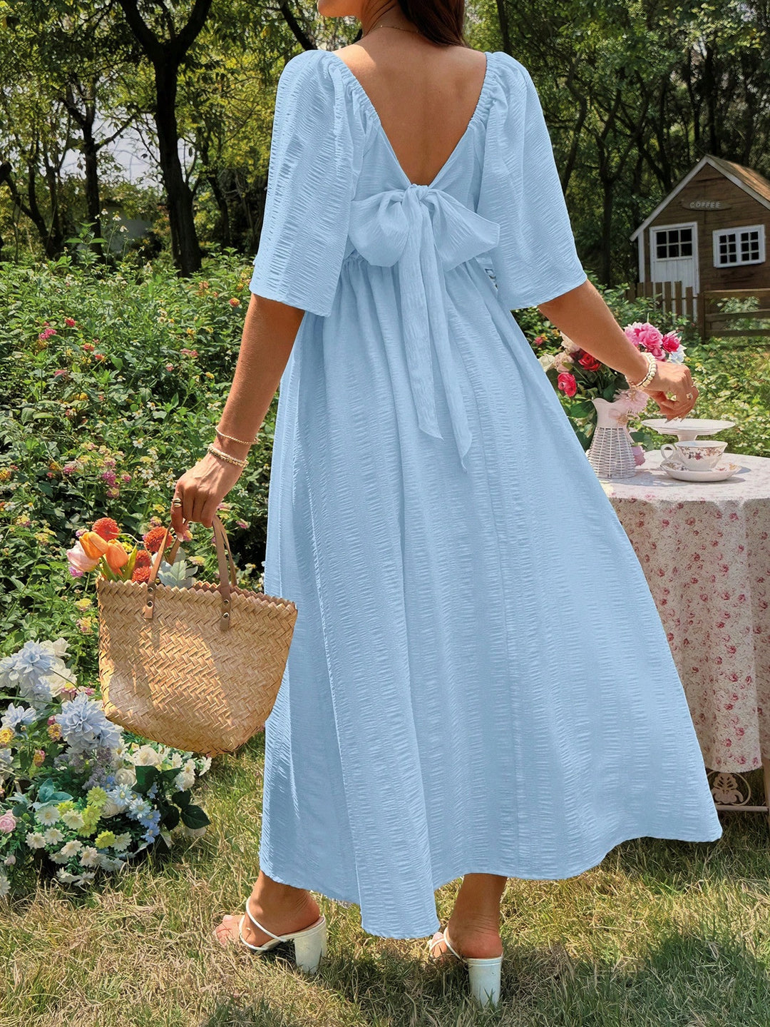 Rochie maxi SHEIN, albastru