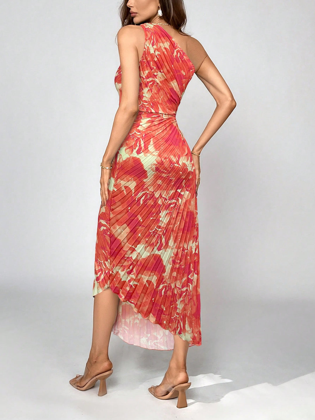 Rochie maxi SHEIN, portocaliu