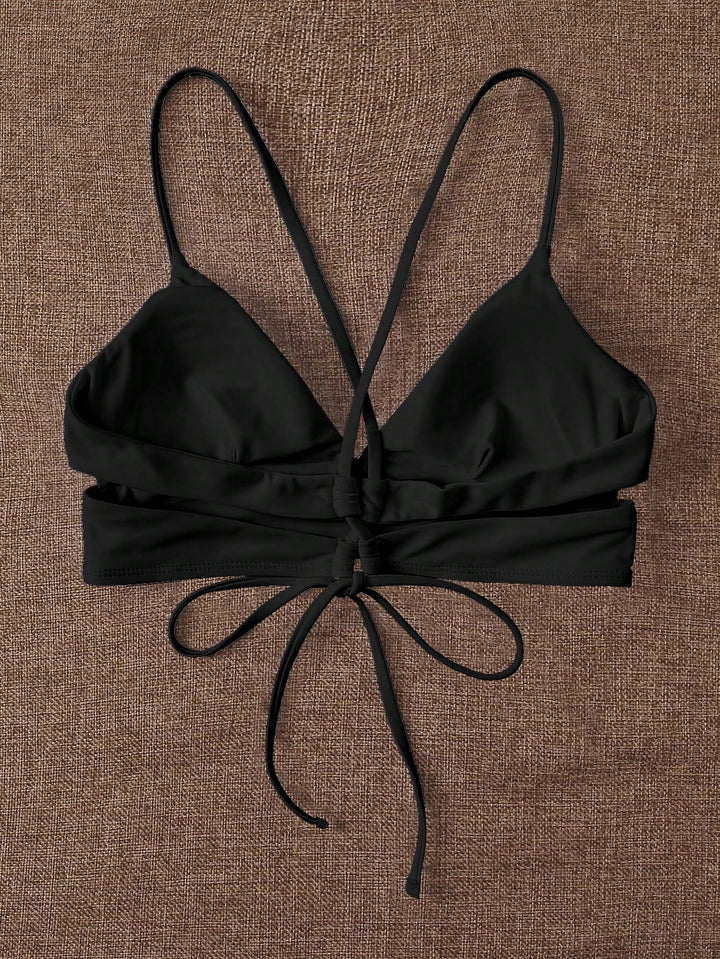 Sutien de baie SHEIN, negru