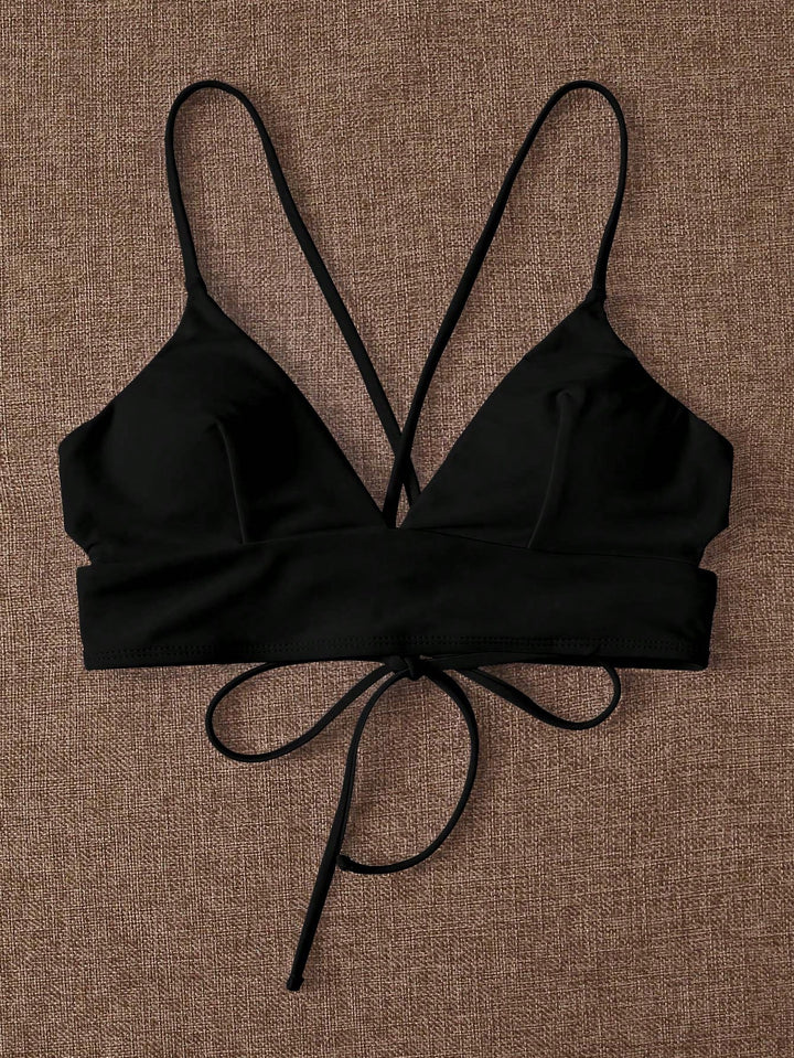 Sutien de baie SHEIN, negru