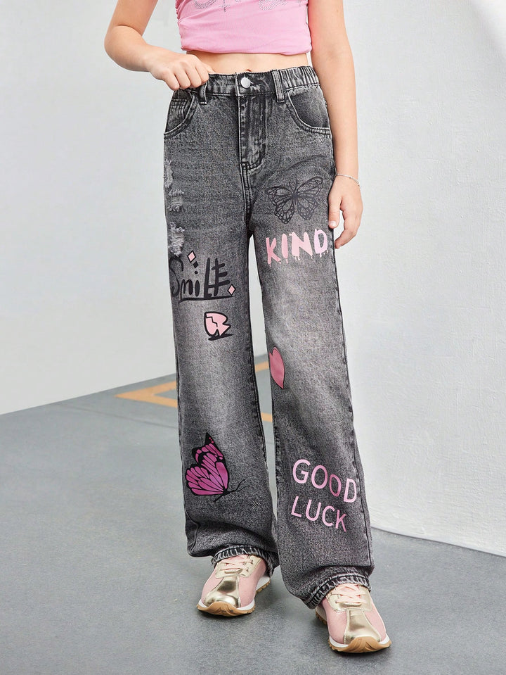 Jeans SHEIN, gri