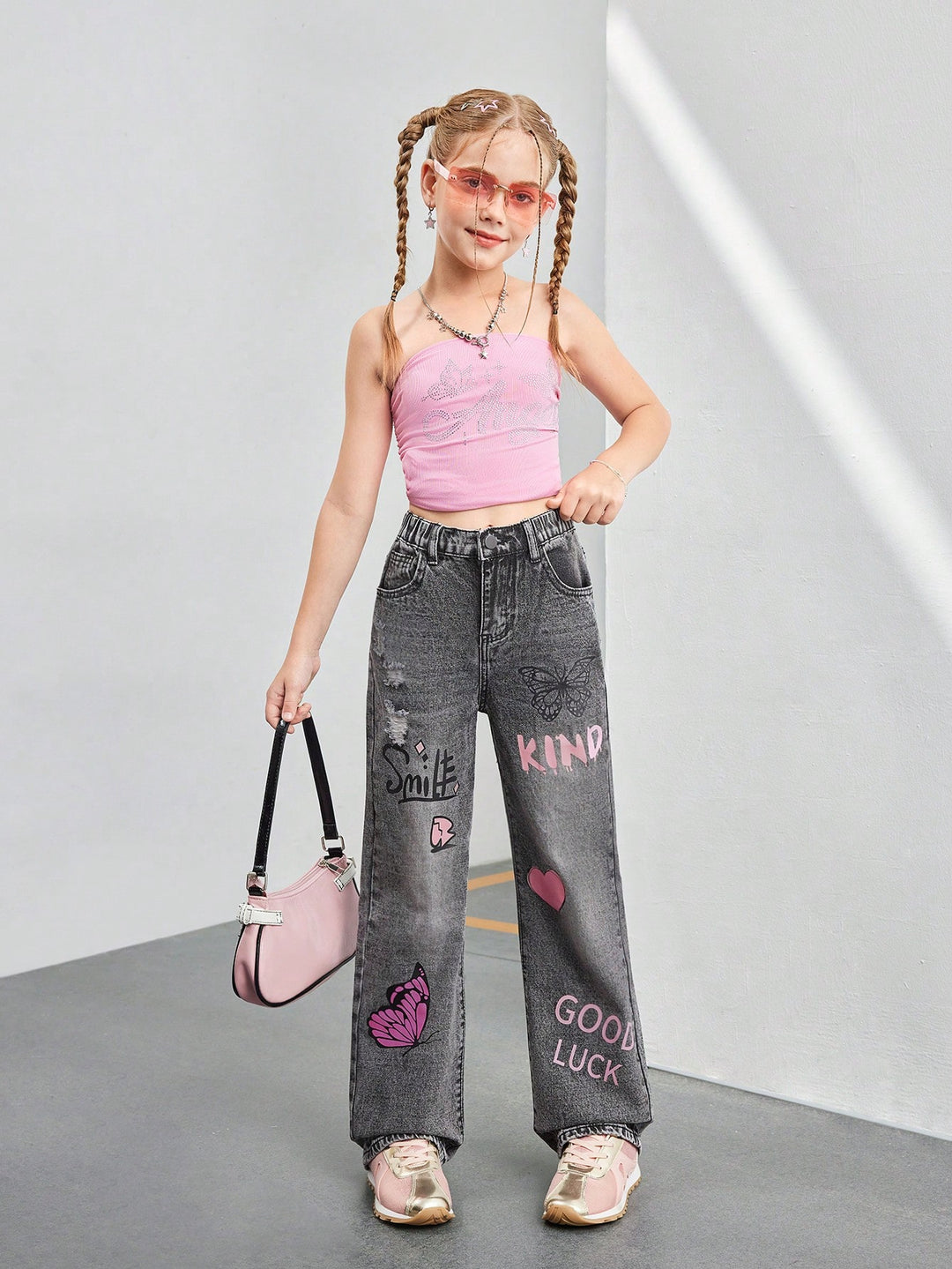 Jeans SHEIN, gri
