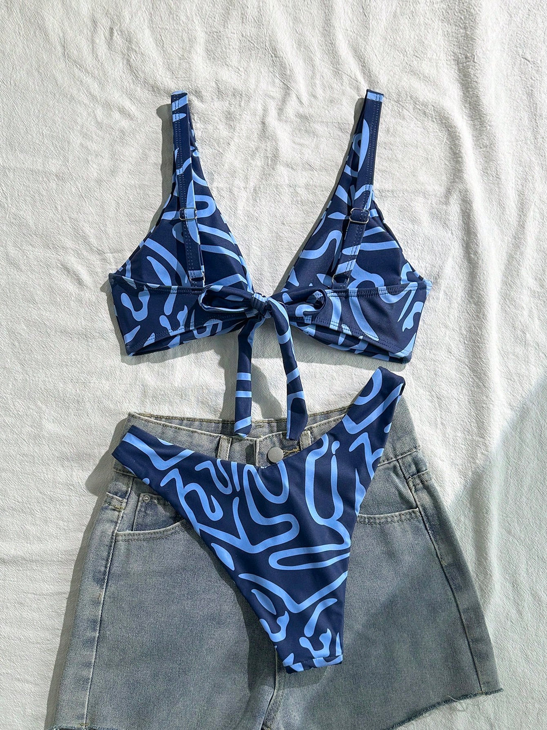 Set bikini SHEIN, mix culori