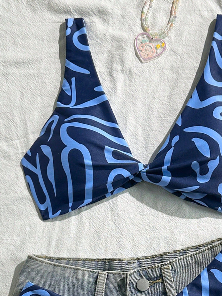 Set bikini SHEIN, mix culori