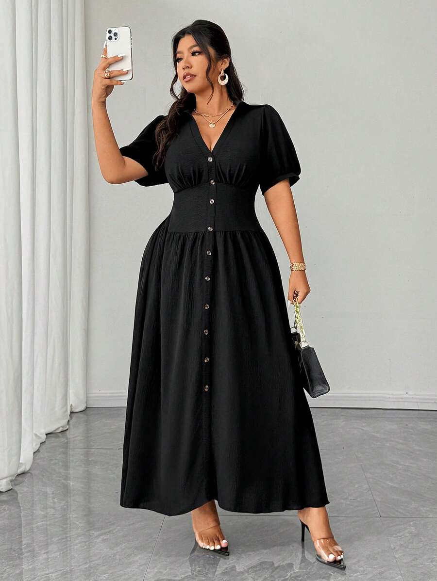 Rochie maxi SHEIN, negru