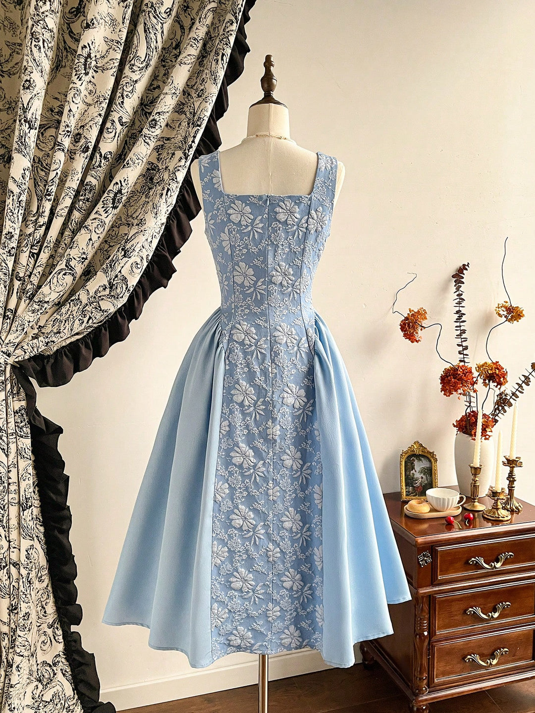 Rochie midi SHEIN, albastru