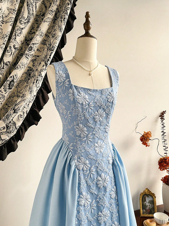 Rochie midi SHEIN, albastru