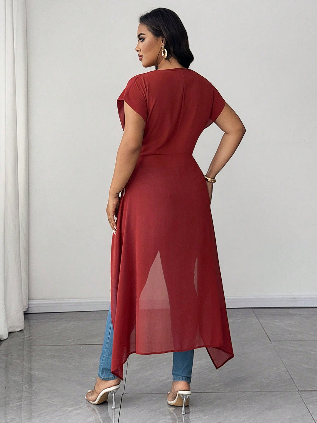 Bluză SHEIN, maro