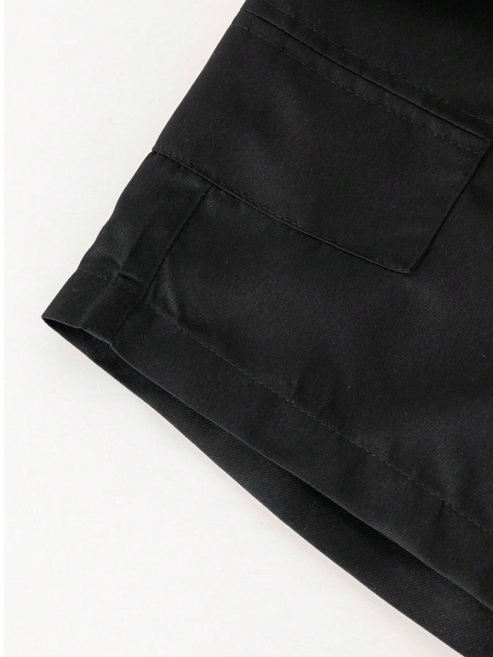 Pantaloni scurți SHEIN, negru