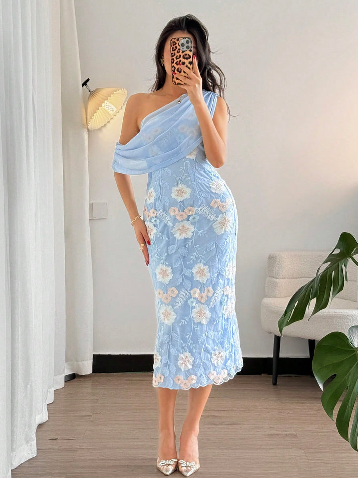 Rochie midi SHEIN, mix culori