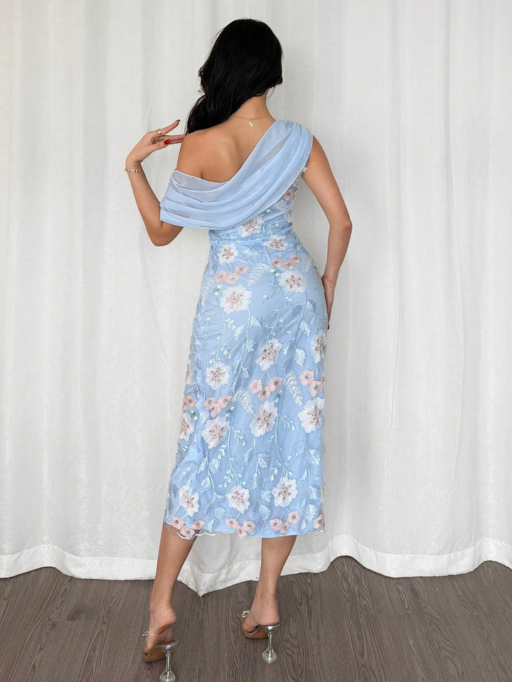 Rochie midi SHEIN, mix culori