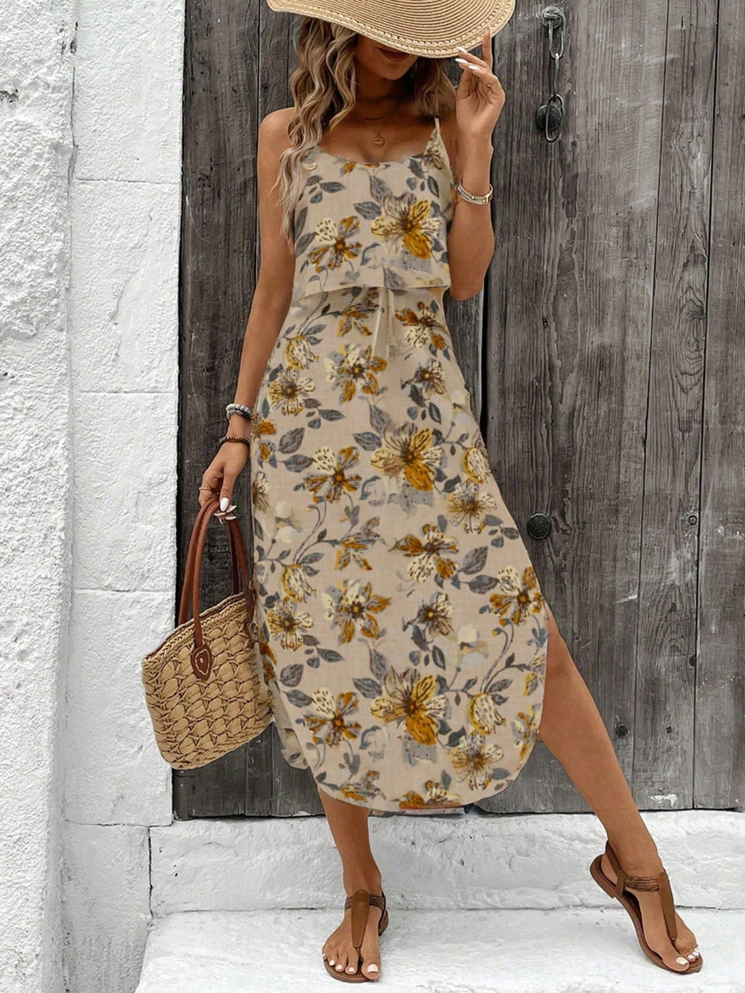 Rochie midi SHEIN, mix culori