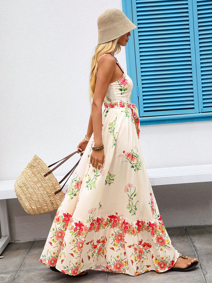 SHEIN Maxi Dress, multicolor