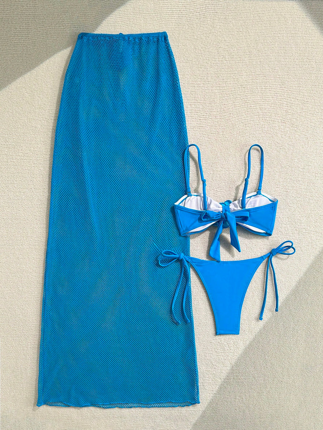 Set bikini SHEIN, albastru