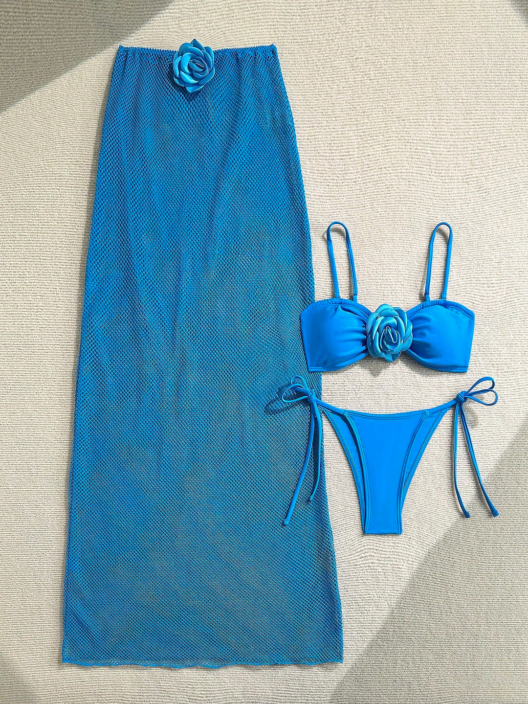Set bikini SHEIN, albastru