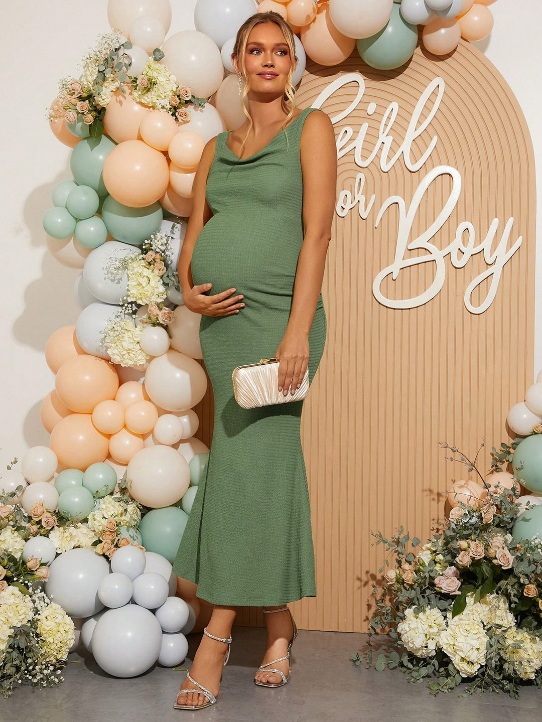 Rochie SHEIN, verde