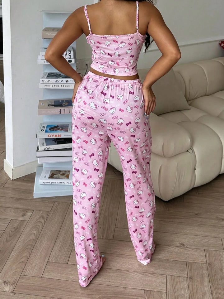 Compleu pijamale SHEIN, roz