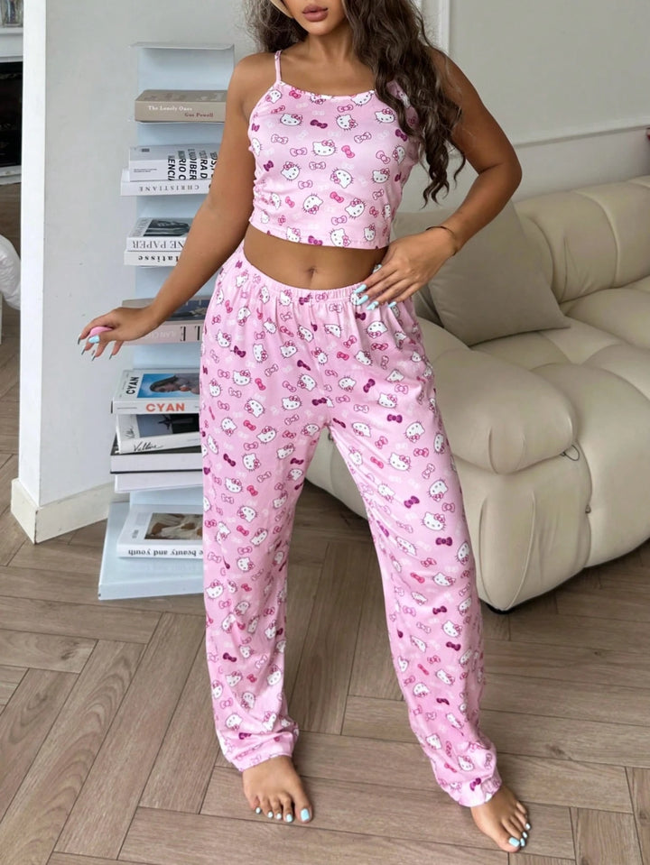 Compleu pijamale SHEIN, roz