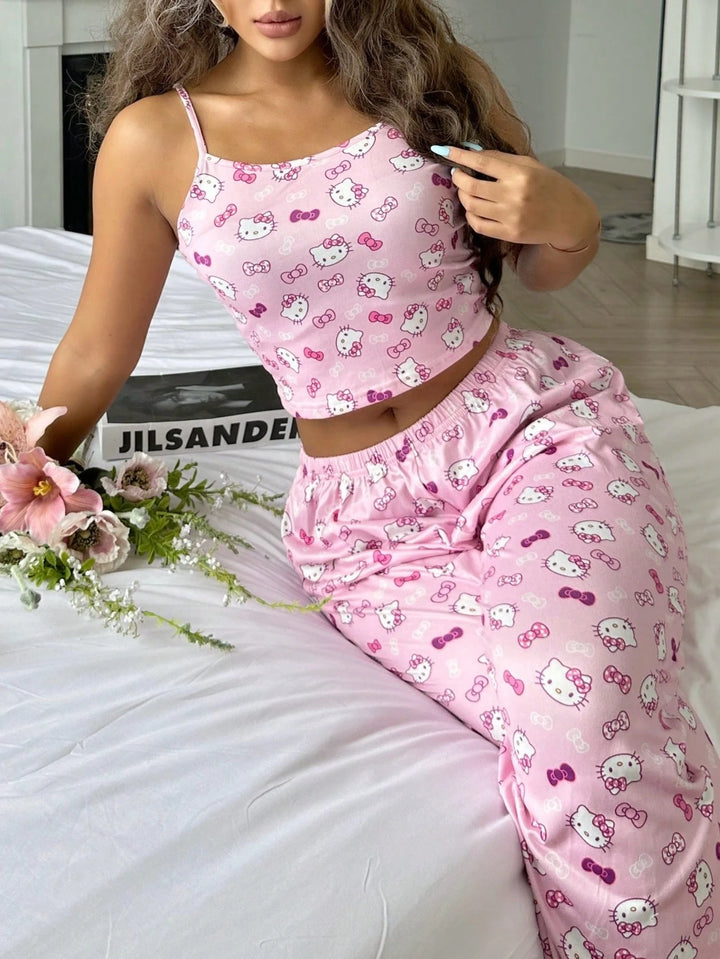 Compleu pijamale SHEIN, roz