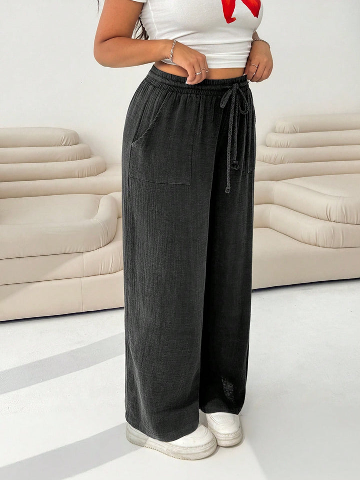 Pantaloni SHEIN, negru