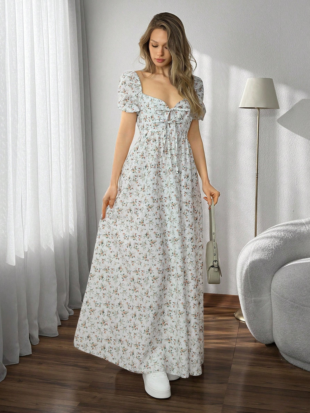Rochie maxi SHEIN, mix culori