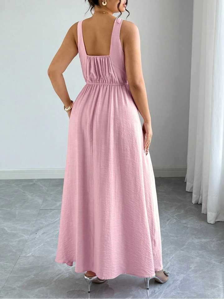 Rochie maxi SHEIN, roz