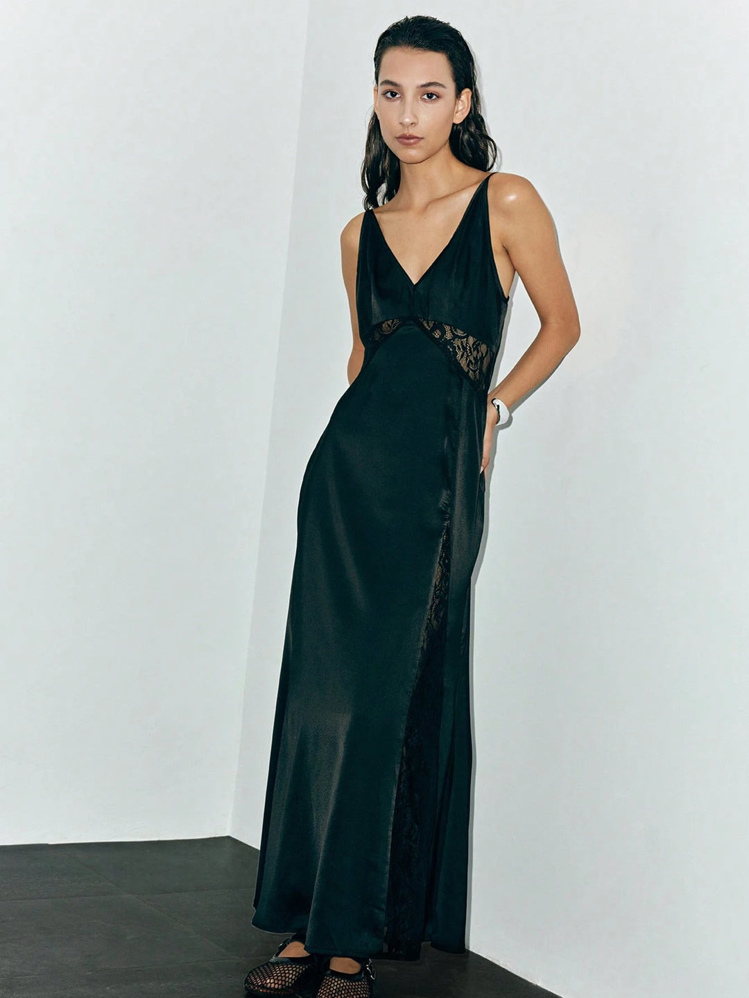 Rochie maxi SHEIN, negru