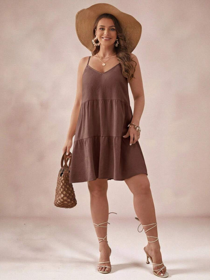 Rochie mini SHEIN, maro