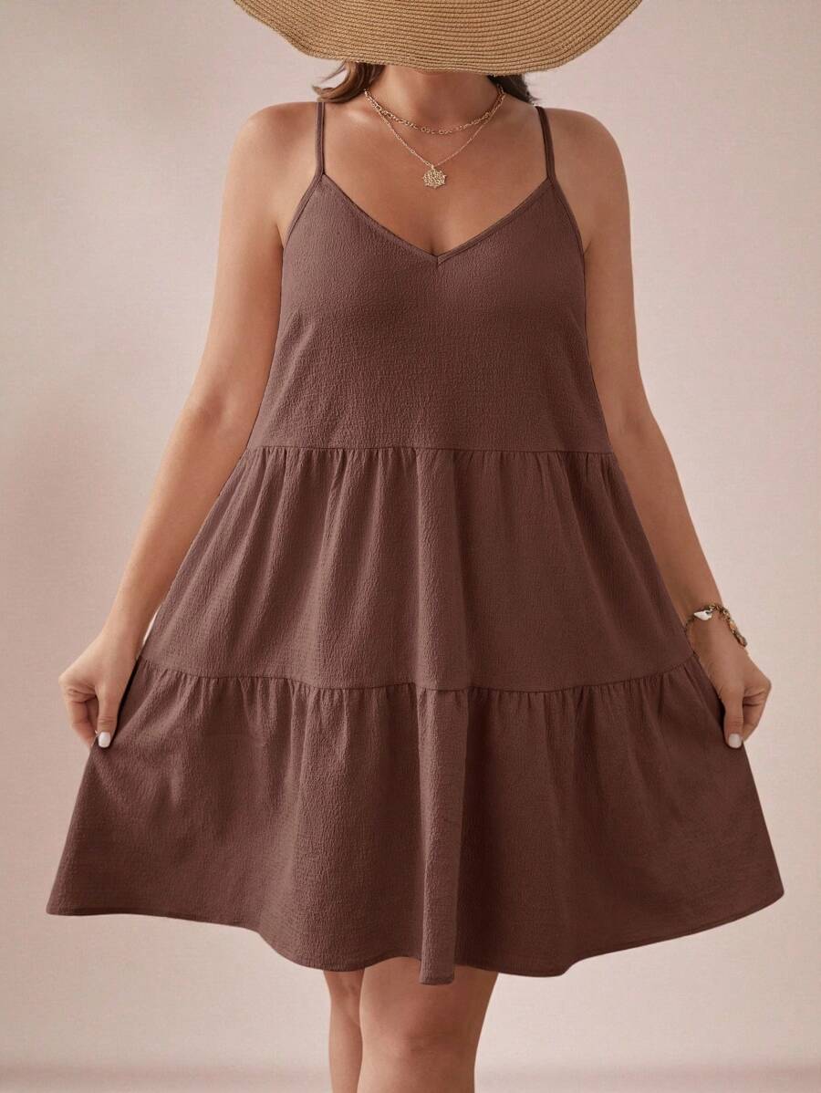 Rochie mini SHEIN, maro