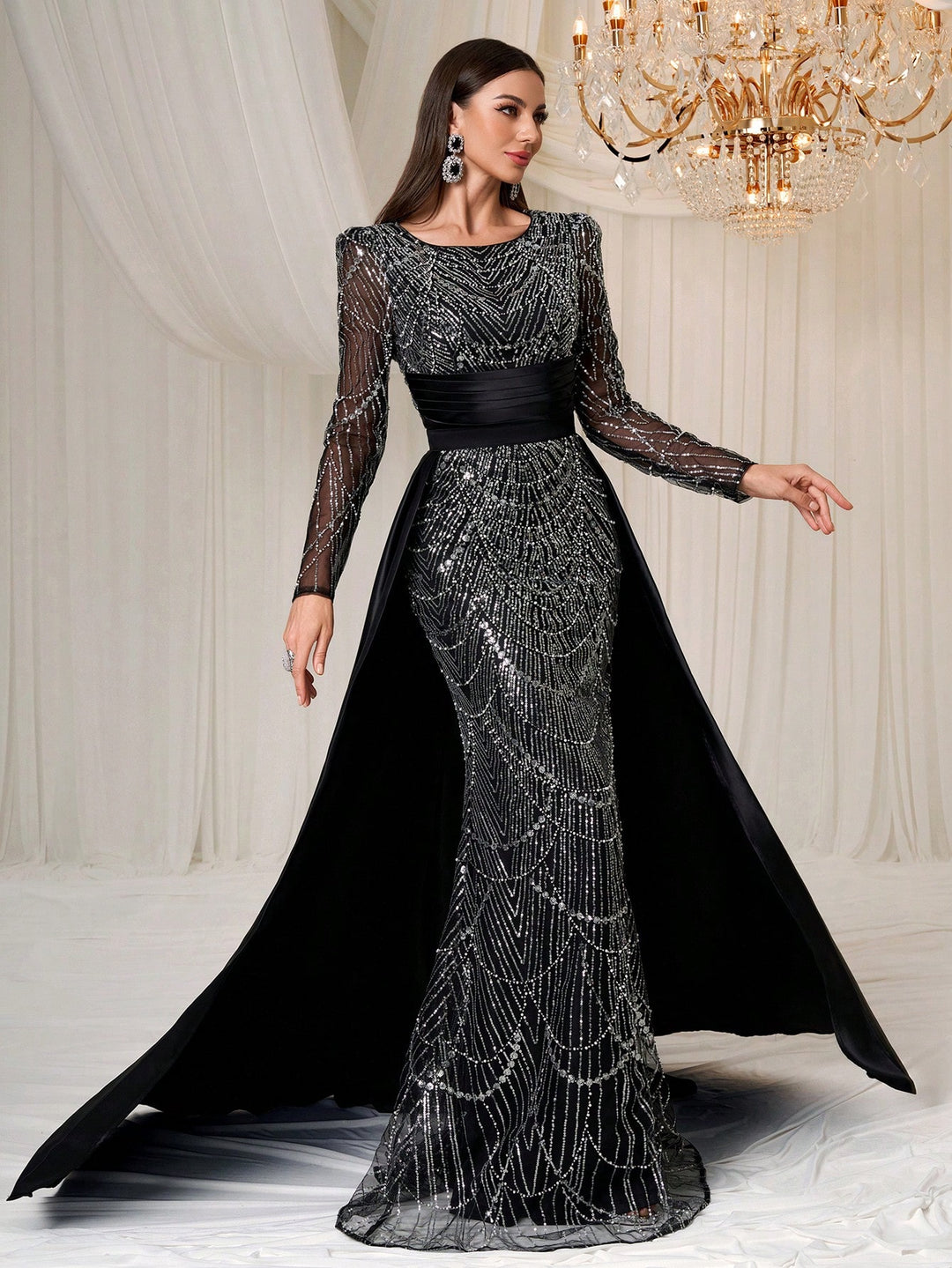 Rochie de ocazie  SHEIN, negru