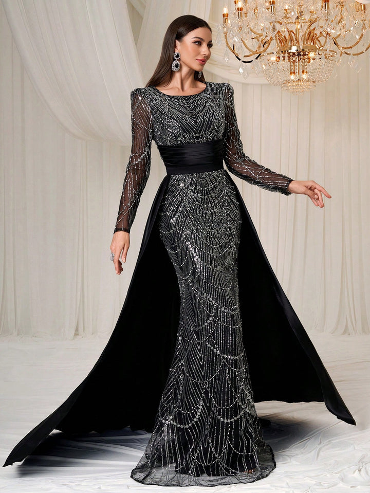 Rochie de ocazie  SHEIN, negru