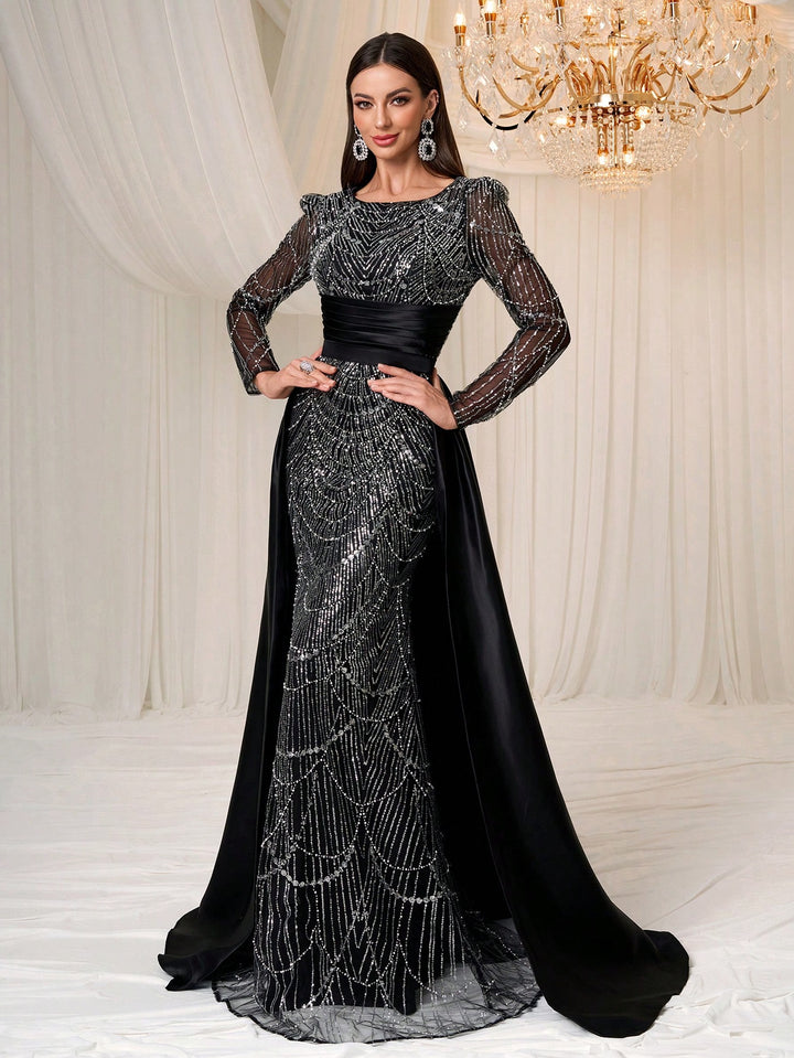 Rochie de ocazie  SHEIN, negru