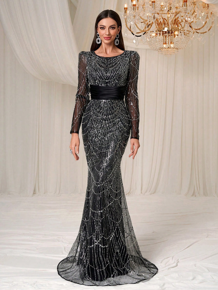 Rochie de ocazie  SHEIN, negru