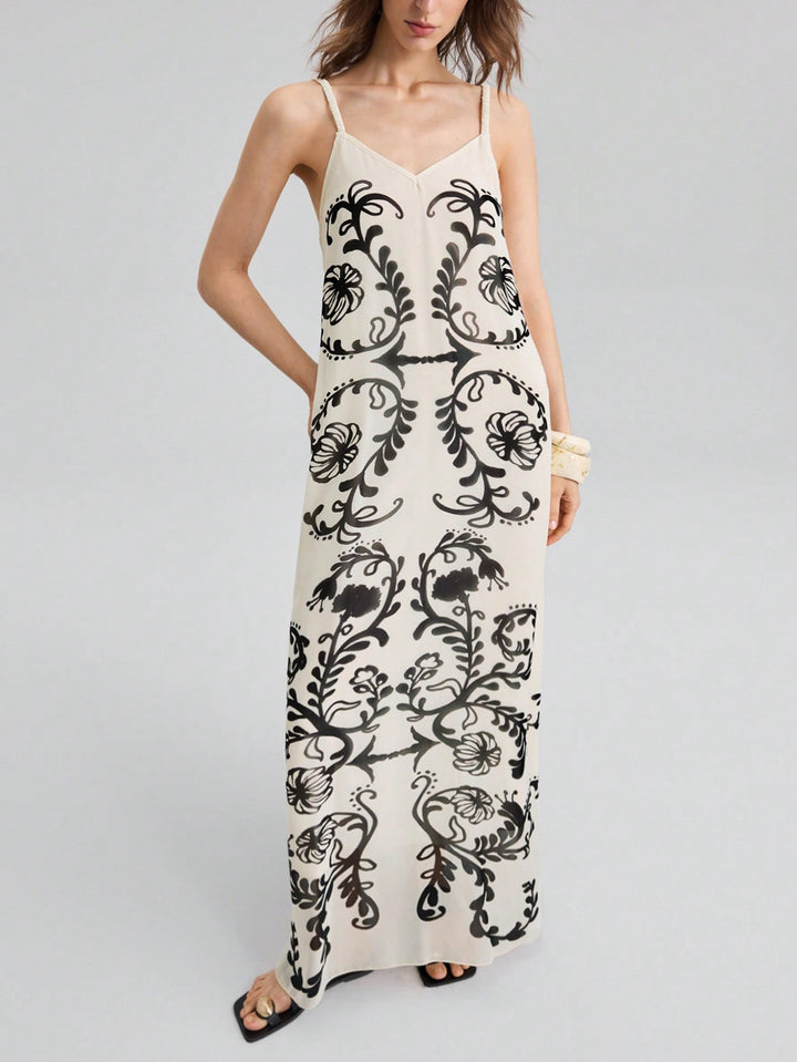 Rochie maxi SHEIN, mix culori