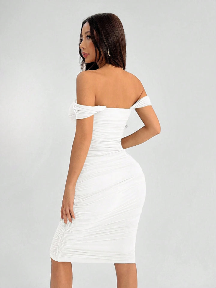 Rochie mini SHEIN, alb