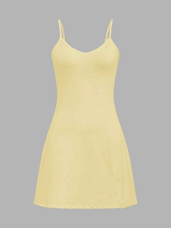 Rochie scurtă SHEIN, galben