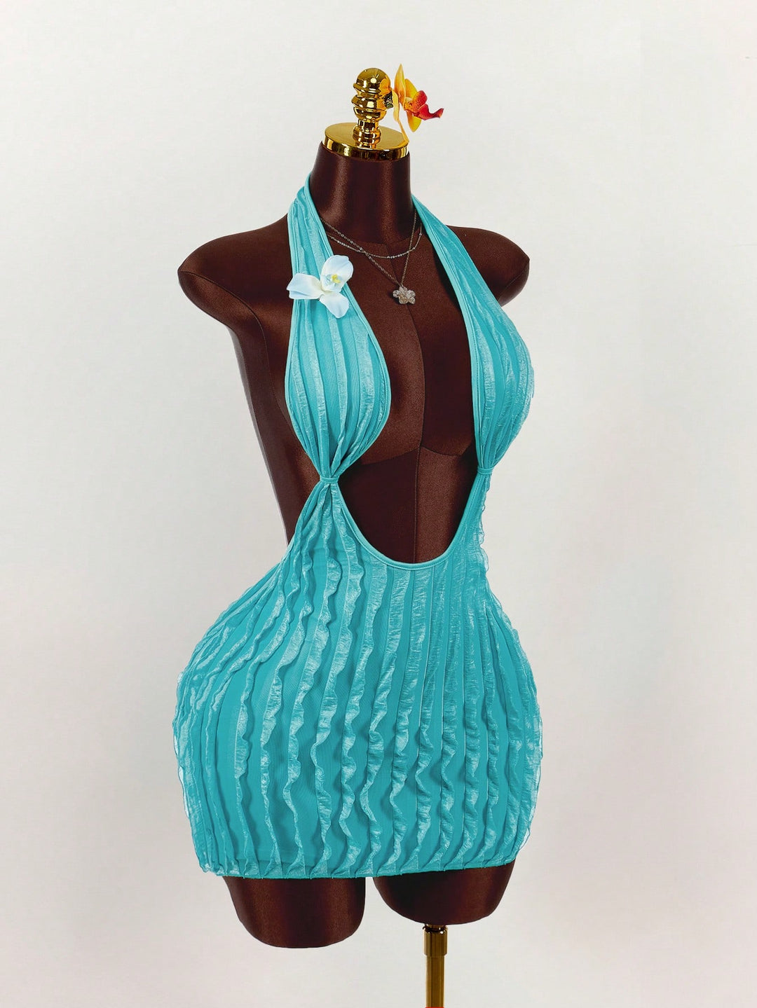 Rochie mini SHEIN, turcoaz