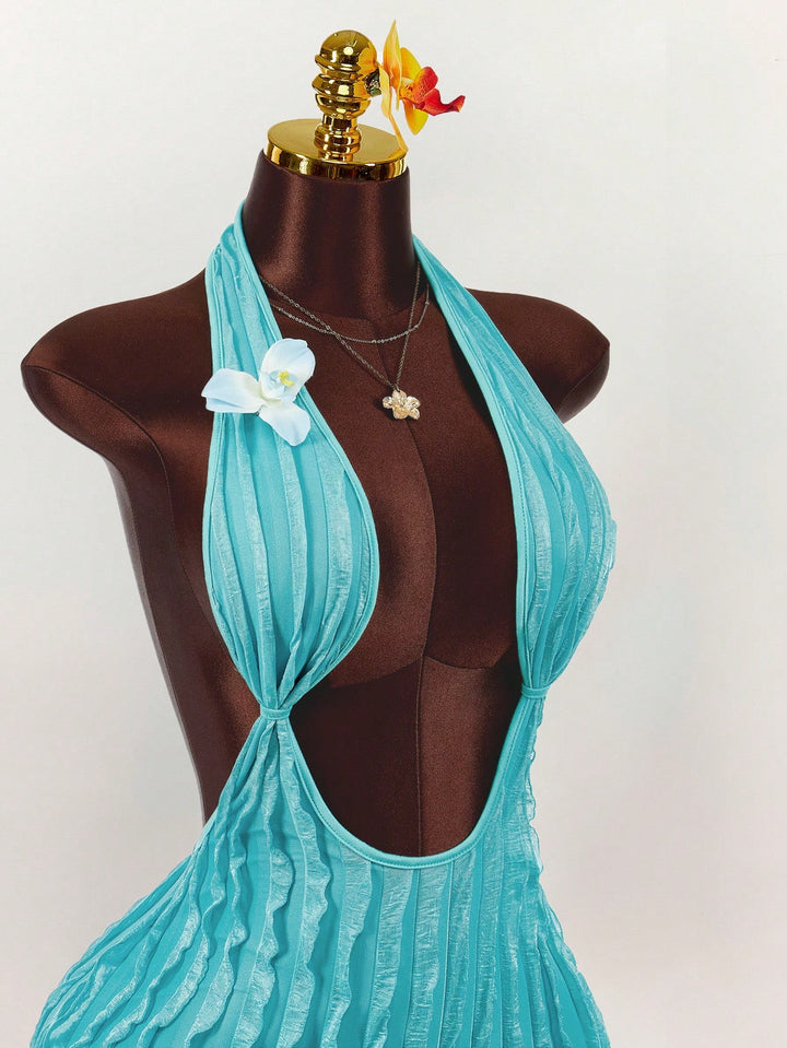 Rochie mini SHEIN, turcoaz