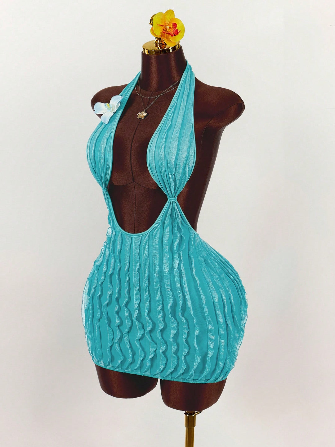 Rochie mini SHEIN, turcoaz
