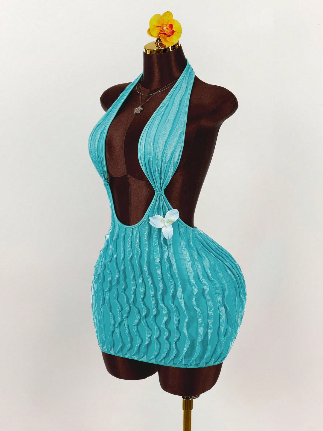 Rochie mini SHEIN, turcoaz