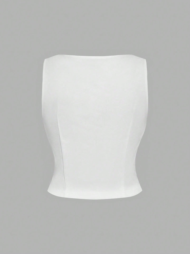 Top SHEIN, alb