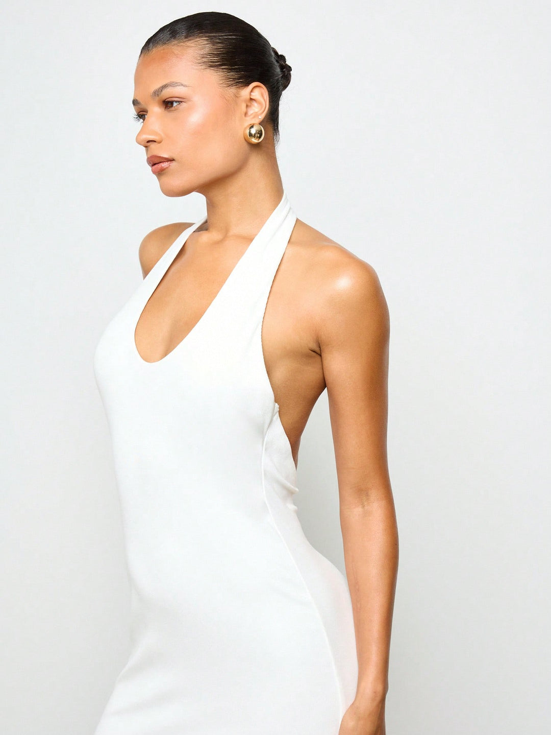 Rochie maxi SHEIN, alb